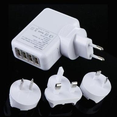 China 4 van de de Reislader van haven Universele USB de Muurac Adapter voor Huis, Multistop Te koop