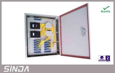 China Fiber Optic PLC Splitter with Wall Mount Box , Optical Fiber wall mount Box for sale