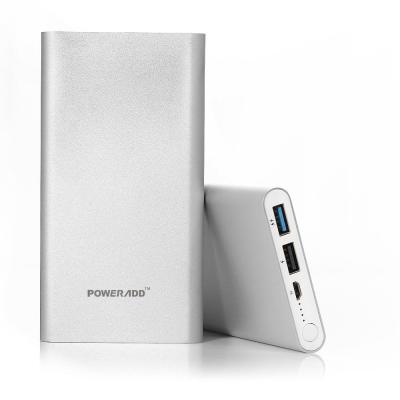 China Universal  10000MAH Portable Cellphone  Power Bank  Lithium Polymer Cell Fast Charging for sale