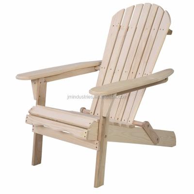 China Fashion Outdoor Foldable Fir Wood Adirondack Chair Patio Deck Garden Furniture for sale