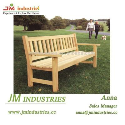 China Outdoor Park Solid Wood Wooden Bench for sale