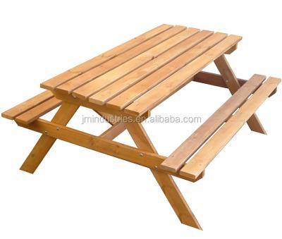 China Eco - Friendly Wooden Picnic Table Bench for sale