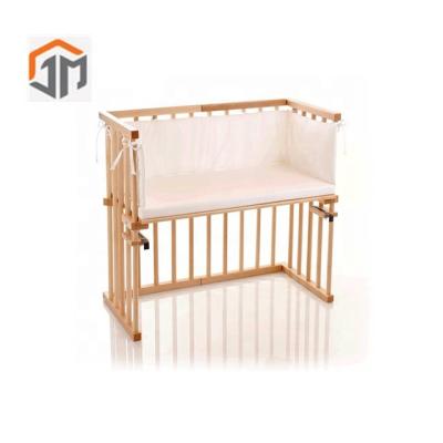 China Classic Narrow Solid Wood Sleeper Safe Cribs for sale