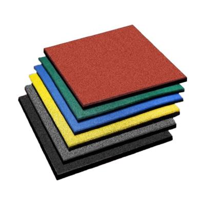 China Fitness Center Cheap price safety colorful outdoor playground rubber tile/gym rubber tile for sale