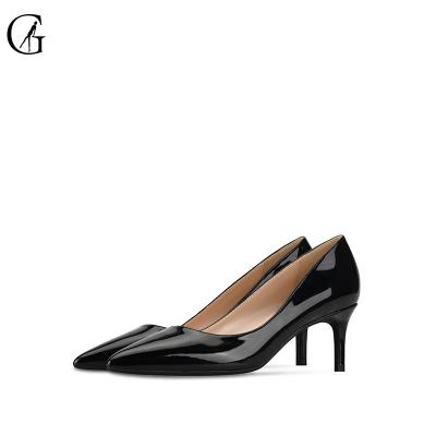 China Goxeou Women's Pumps Low Heels Classic Fashion Pumps Feminine Women Office Shoes Pointed Toe Thin Heel Elegant Work Shoes Wholesale for sale