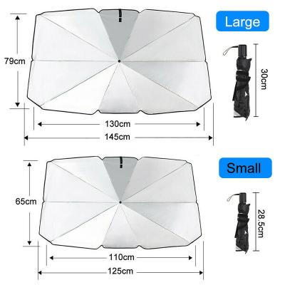 China Car Window Shade Sun Shade Umbrella Vehicle Cover UV Heat Insulation Car Window Sunshades Front Interior Protection Cars Accessories for sale