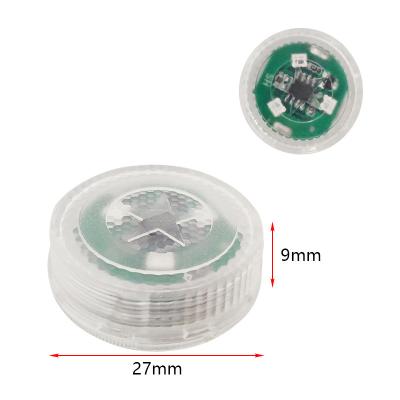 China Mini Small Round Red Flashing Car Security Lamp Anti-collision Cars Door Warning Led Warning Lights for sale