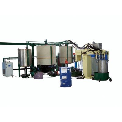 China 7 Groups Batch Automatic Mattress Foam Foaming Making Machine for sale