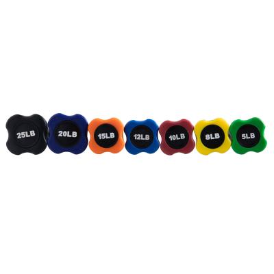 China Weighted bar per total body workout 5 lbs - 30 lbs, eight weights and color options BB4805 for sale