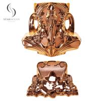 China ABS Plastic Copper Color Kisthoek Decoratie, Kist Accessoires Set 17#B Te koop