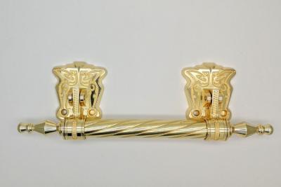 China Zamak Metal Coffin Handle Zinc Alloy Material European Style In Gold Plating ZH005 for sale