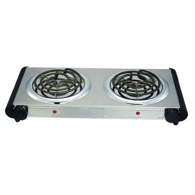 China Good Electric Coil Hot Plate Double Burner Stove Electric Hot Plate Coil Electric Spiral Tubes for sale