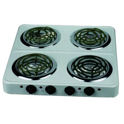 China Hotel 4 Burner Electric Hot Plate Stove Electric Hot Plate Heating Cooker Cooktop for sale