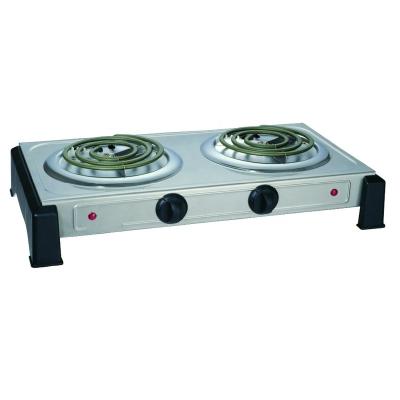 China Double Burner Good Hotel Coil Griddle Plate Electric Stove Electric Cooking Hot Plate Spiral Electric Tubes for sale