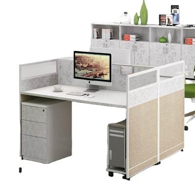 China Convertible Single Modular Workstation Aluminum Alloy Partition Office Work Table Home for sale