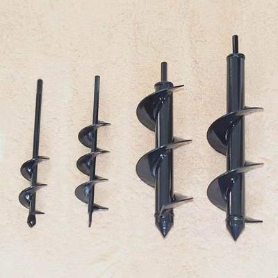 China Metal Drilling Garden Plant Home Outdoor Yard Digging Earth Planting Soil Tool Twist Auger Spiral Loose Drill Bit for sale