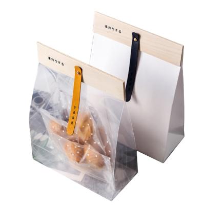 China High Quality Recyclable Custom Kraft Bag Custom Made Toast Bread Baking Packaging Bags for sale