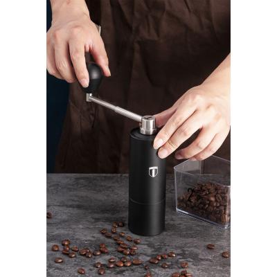 China Safe Cheapest Mini Household Safe Non-Slip Custom Logo Home Office Coffee Bean Grinder With Retractable Handle for sale