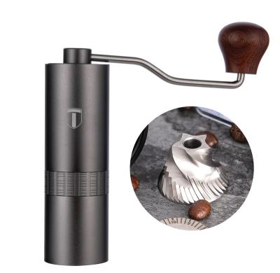 China Safe Custom Logo Aluminum Alloy Body Stainless Steel Burr Commercial Manual Mini Portable Buy Coffee Bean Grinders for sale