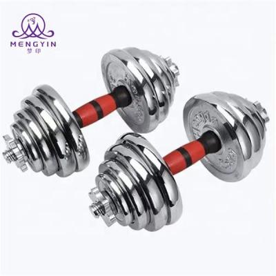 China Factory Supply Modern Hot Sale Adjustable Dumbbell Set Free Weight Cast Iron 20kg 30kg 50kg Adjustable Dumbbell Set With Box for sale