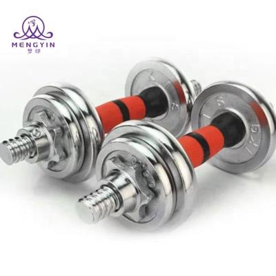 China China Modern Factory Assured Gym Dumblers Chrome 50kg Barbell Dumbbell Set Weight Good Quality Dumbells for sale