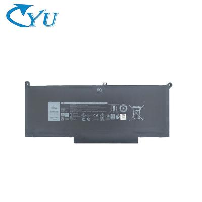 China New Original 7.6V 60WH Laptop Notebook Battery F3YGT For Dell Latitude 12 7000 E7280 E7480 2X39G for sale