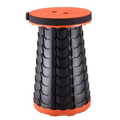 China (Size) Travel Retractable Modern Outdoor Lightweight Plastic Camping RTS Stool Adjustable Portable Convenient Telescopic Stool for sale