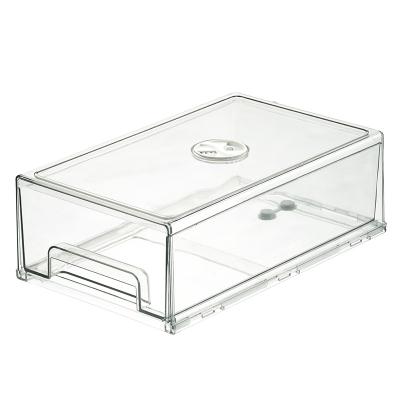 China Sustainable Fresh-keeping Type Box Fridge Food Kitchen Refrigerator Storage Box Drawer Fruit Matching Storage Box for sale