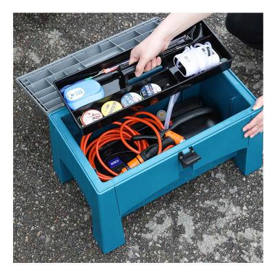 China Portable Outdoor Multifunctional Tool Storage Box Car Trunk Stackable Stool for sale