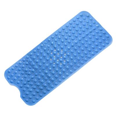 China 100*40cm Lengthened PVC Bathroom Mat Bathroom Bathtub Mat With Sustainable Non-Slip Suction Cup for sale