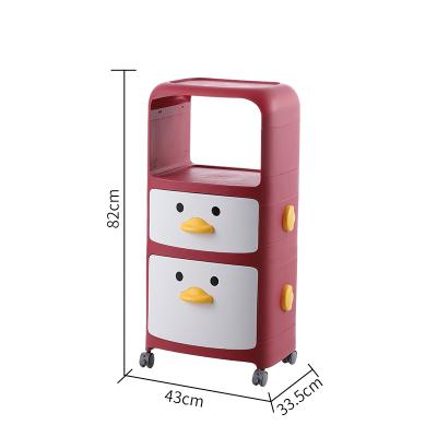 China Cartoon Style Kids Toys Storage Indoor Free Standing Rack Set Plastic Sorting Rack for sale