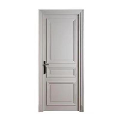 China Waterproof Door Sample For Home Hotel Office Bedroom WPC Wood Plastic Composite Interior Doors for sale