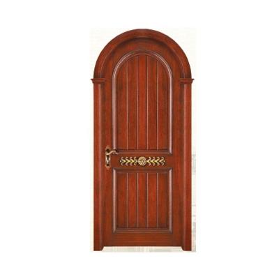 China Latest Waterproof Design Arched European Style Door Solid Wood Design for sale