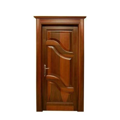 China High Quality Solid Wood Wooden Arch Entrance Doors French Design Front Entrance Top Exterior Walnut Fire Protection for sale