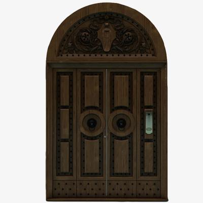 China Modern Minimalist Walls, Yards, Mother and Child Community Fire Protection Doors, Solid Wood Villa Flat Open Arched Yards, Gates for sale