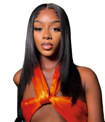 China Factory Wholesale Silky Straight Wave Wigs Daily Style Silky Straight Wave Lace Frontal Wigs Hair Extensions For Black Woman for sale