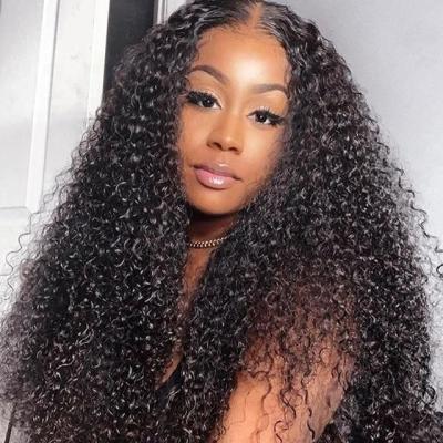 China Wholesale Price Hot Selling Curly Curly Human Hair 13*4 Curly Curly Hair Wigs QYX Curly Frontal Wigs Lace Front Human Hair for sale