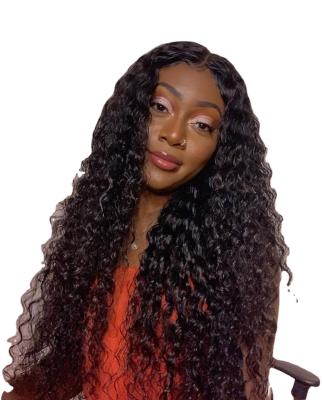 China Porterwholesale QYX Deep Curly Hair Deep Wave Wigs And Hair Extensions Weft Lace Front Wig 13*4 With Baby Hair for sale