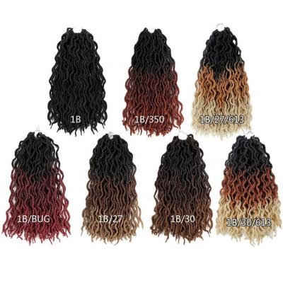 China High Temperature Synthetic Fiber Gorgeous Faux Gypsy Wholesale Locs Mix Crochet Dreadlocks Pre Looped Easy Install Extension Hair Weave Weft for sale