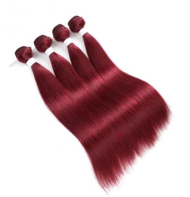 China Silky Straight Wave Color 99J Virgin Hair Weaving Colorful Weave Bundle Deals European Hair Extension 100% Hair Wefts for sale