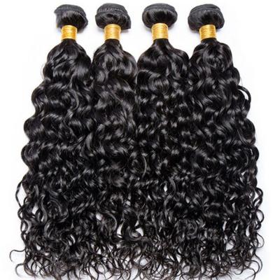 China Part QYX Hair Water Wave Bundles Brazilian Hair Weave Bundles 100% Non-Remy Hair for sale