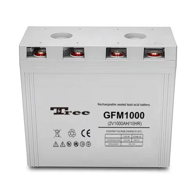 China Free Maintenance Sealed Rechargeable Storage Battery Free Maintenance AGM Battery 2v 1000ah Sealed Lead Acid Battery Solar Batteries 1000ah for sale