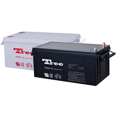 China Toys Inverter Battery 12v 200ah Rechargeable Lead Acid Battery For Solar Storage for sale