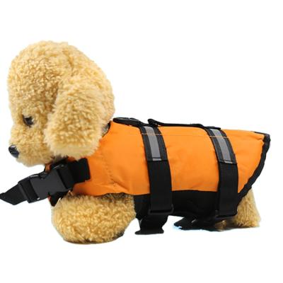 China Concise Adjustable Life Vest Pet Safety Vest Dog Swimwear Vest Dog Swimsuit for sale