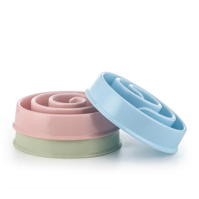 China Cute Snail Shaped Cute Health Supplies Pet Sucker Slow Food Stocked Small Bowl With Buckle for sale