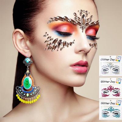 China Temporary Festival Face Jewels Tattoo Face Sticker for sale