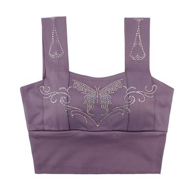 China High Quality LOGO High Waisted Yoga Wear Women's Yoga Set Custom Design QUICK DRY Faux Stone for sale