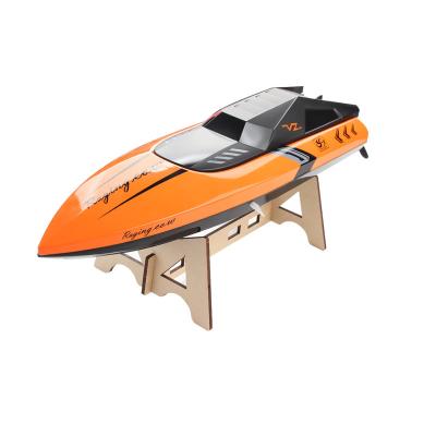 China Orange Cheap High Speed ​​150M Boat Remote Control Toy Ship ABS 7.4V 600MA Radio Control Toys Boat for sale