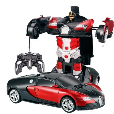 China RC Hobby Bugatii Hot Sales Remote Control Transformation Car 360 Degree Rotating Deformation RC Vehicle RC Car for sale