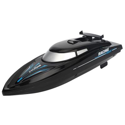 China ABS Boom Drag Reduction Design High Speed ​​Blue Black Plastic High Speed ​​50M Remote Control Toy Cruise Ship for sale